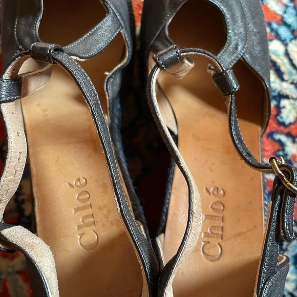 Chloe Black Platform Shoes - Picture 10 of 10